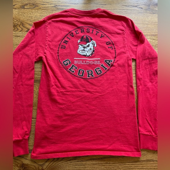 Russell Georgia long sleeve t-shirt- men’s small (34/36) - Picture 3 of 7